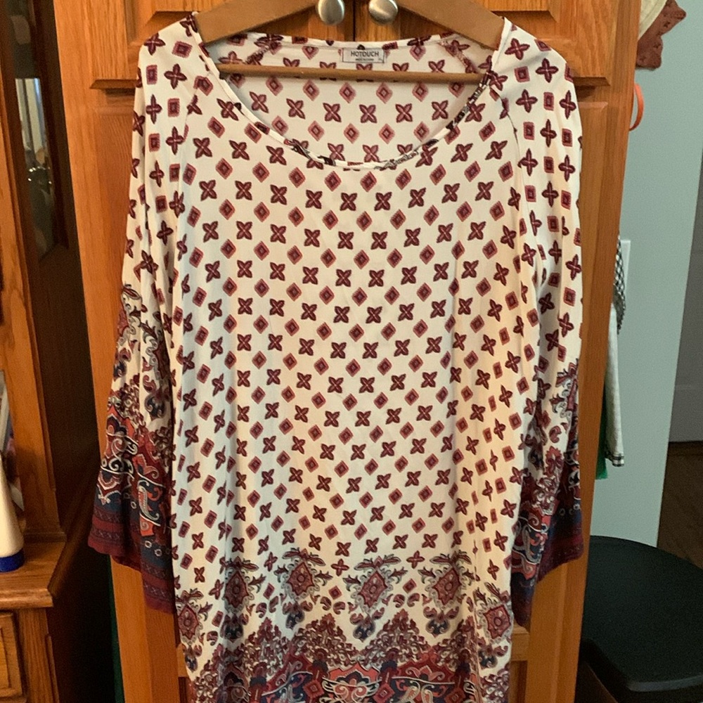 Hotouch Sz XL Casual Scoop Neck Dress